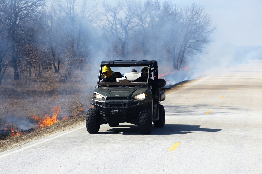 2022 prescribed burn operations at Fort McCoy