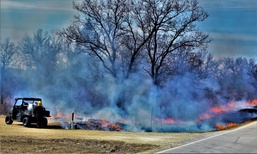 2022 prescribed burn operations at Fort McCoy