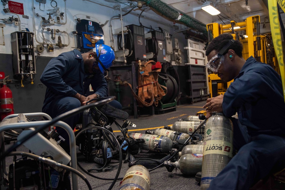 USS Ronald Reagan (CVN 76) SCBA Bottle Refill