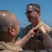 Gridley conducts a promotion ceremony