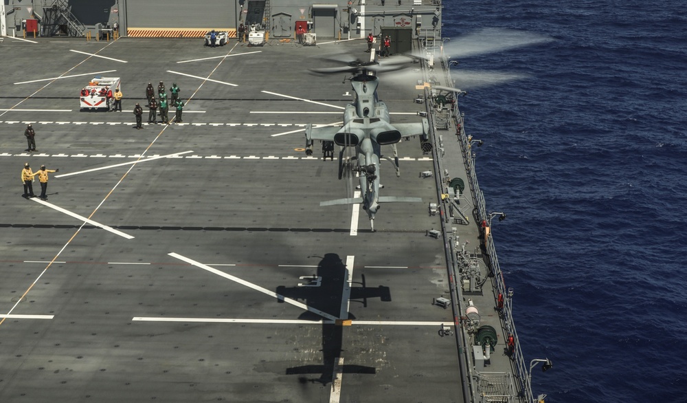 Balikatan 22: USS Miguel Keith Flight Operations