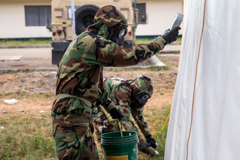 U.S. Marines, Philippine Army Soldiers conduct combined CBRN training during Balikatan 2022