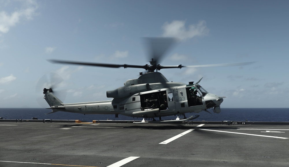 Balikatan 22: USS Miguel Keith Flight Operations