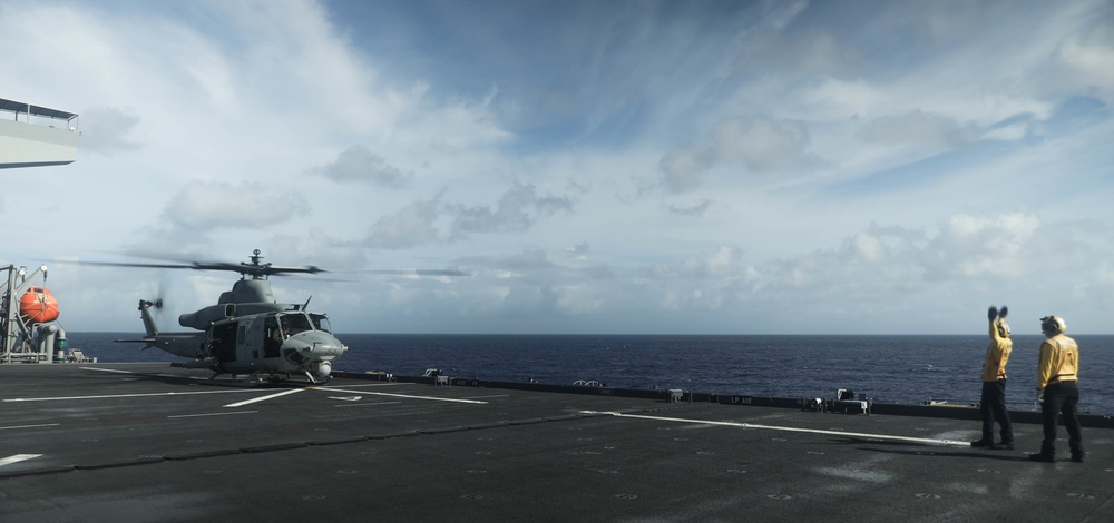 Balikatan 22: USS Miguel Keith Flight Operations