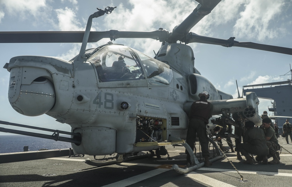 Balikatan 22: USS Miguel Keith Flight Operations