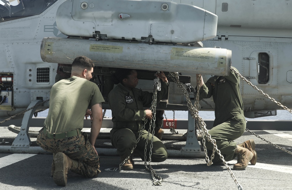 Balikatan 22: USS Miguel Keith Flight Operations