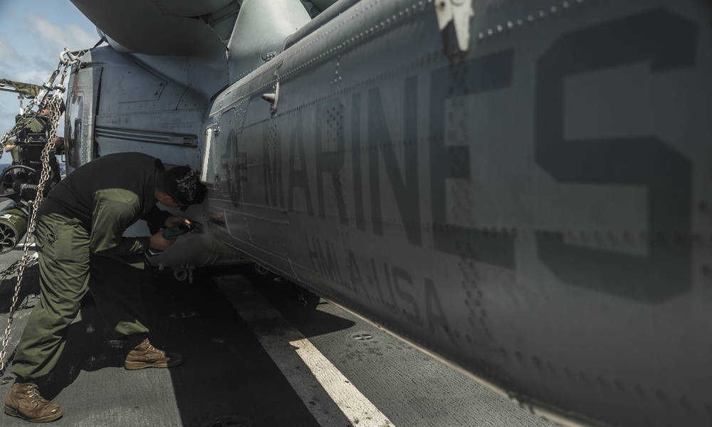 Balikatan 22: USS Miguel Keith Flight Operations