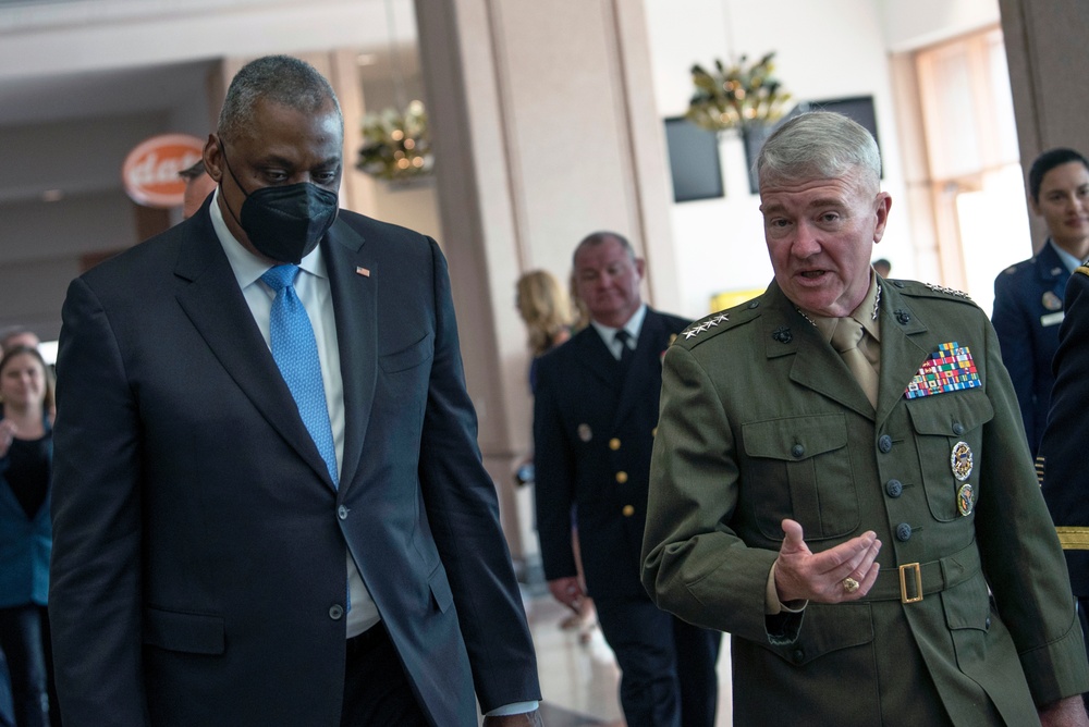 Defense Secretary Austin Presides Over CENTCOM Change of Command