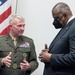 Defense Secretary Austin Talks with Outgoing CENTCOM Commander