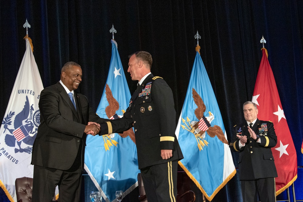 Defense Secretary Austin Presides Over CENTCOM Change of Command