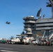 Abraham Lincoln holds a change of command in-flight ceremony for CVW-9