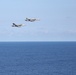 Abraham Lincoln holds a change of command in-flight ceremony for CVW-9