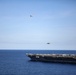 Abraham Lincoln holds a change of command in-flight ceremony for CVW-9