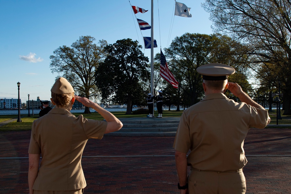 Navy Medicine Leadership Celebrate Chiefs Birthday at Colors