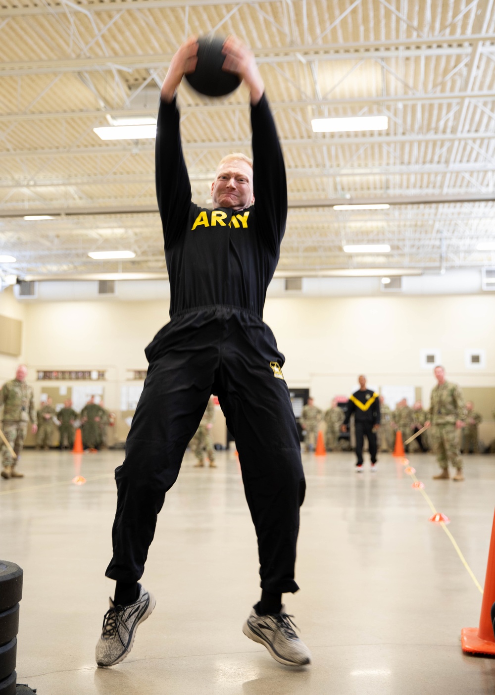 IANG Soldier competes in ACFT during BWC