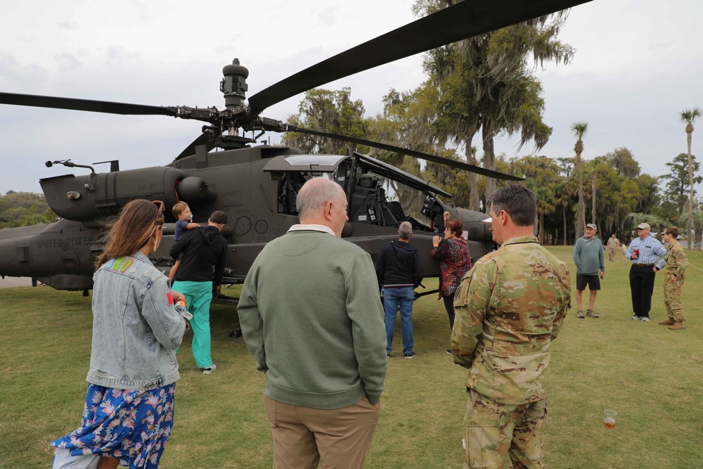 The 3rd Infantry Division supports military appreciation day