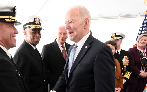 President, First Lady celebrate commissioning of USS Delaware (SSN 791)
