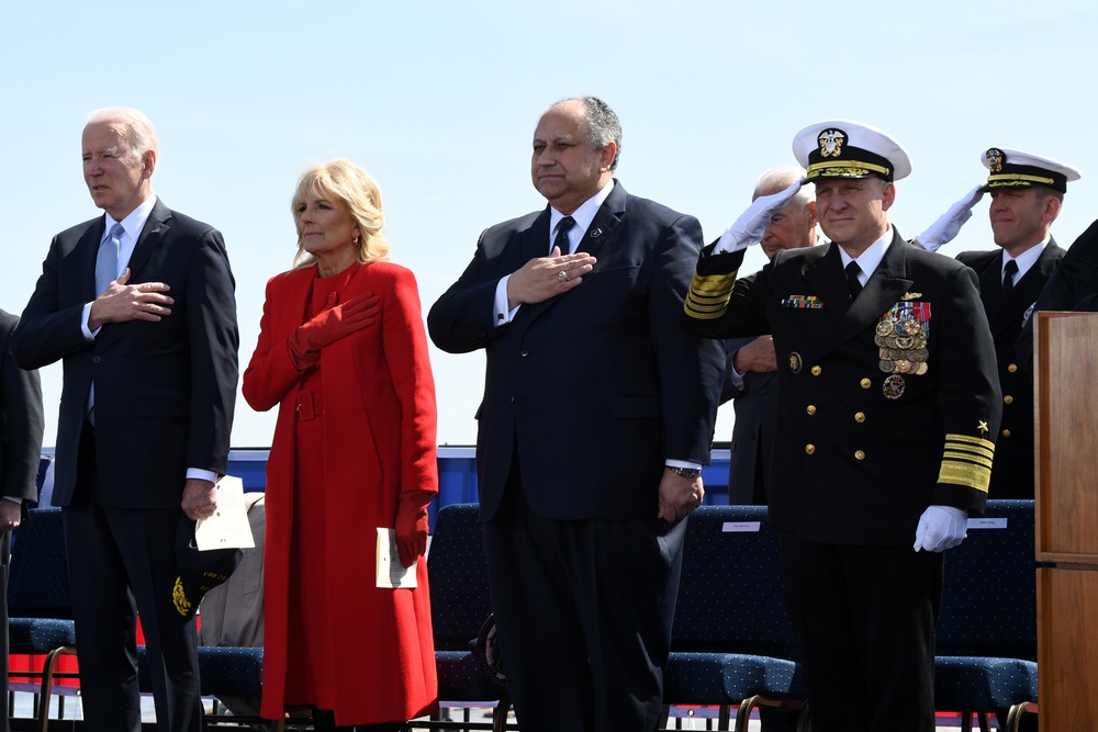 President, First Lady celebrate commissioning of USS Delaware (SSN 791)