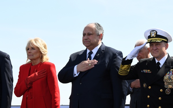 President, First Lady celebrate commissioning of USS Delaware (SSN 791)