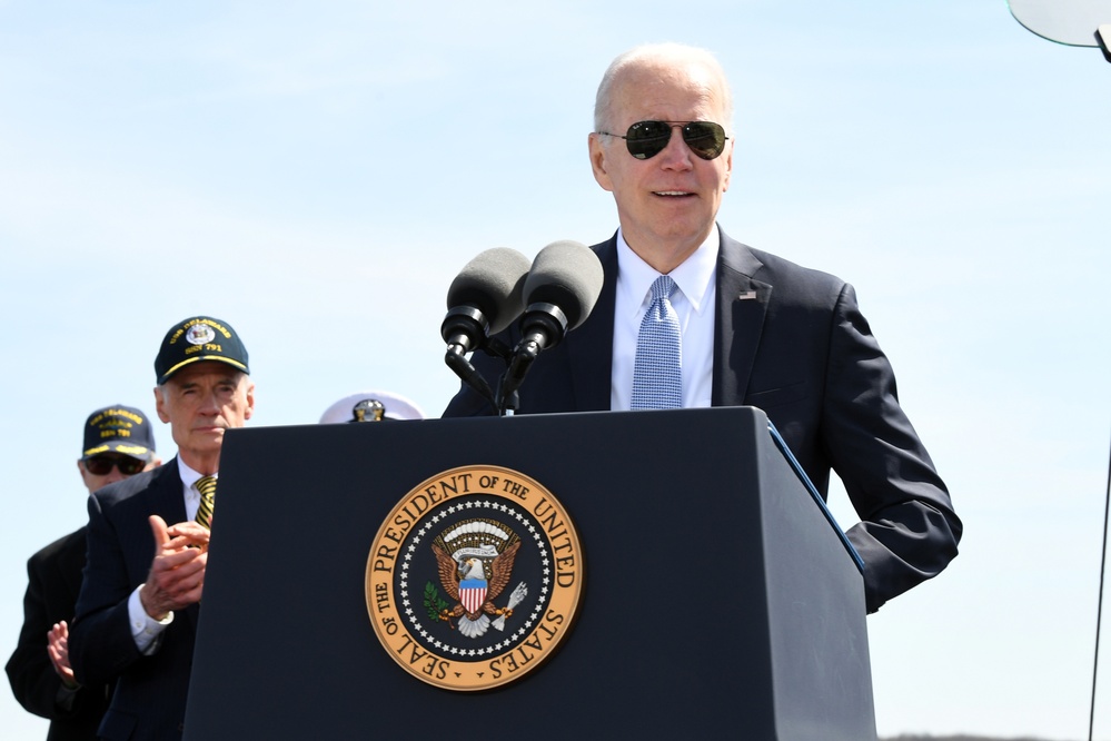 President, First Lady celebrate commissioning of USS Delaware (SSN 791)