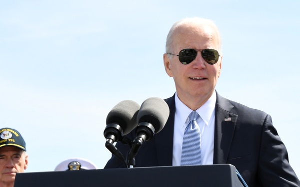 President, First Lady celebrate commissioning of USS Delaware (SSN 791)