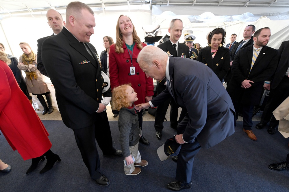 President, First Lady celebrate commissioning of USS Delaware (SSN 791)