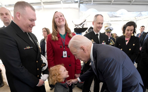 President, First Lady celebrate commissioning of USS Delaware (SSN 791)
