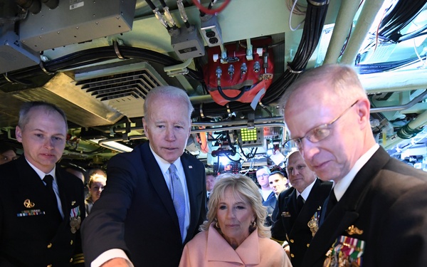 President, First Lady celebrate commissioning of USS Delaware (SSN 791)