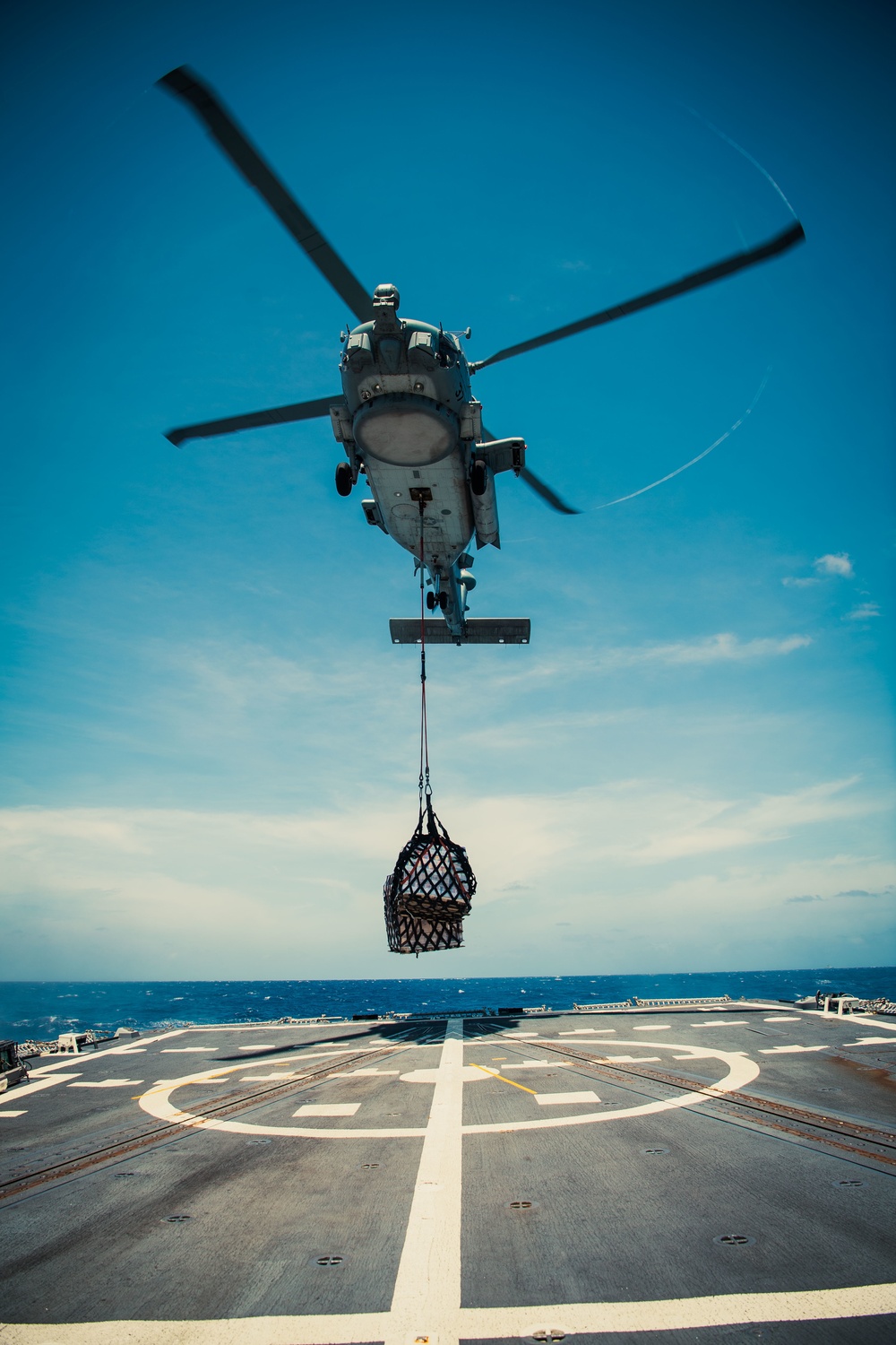 USS Momsen Verticlal Replenishment