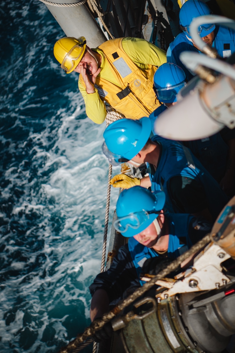USS Momsen Replenishment at Sea