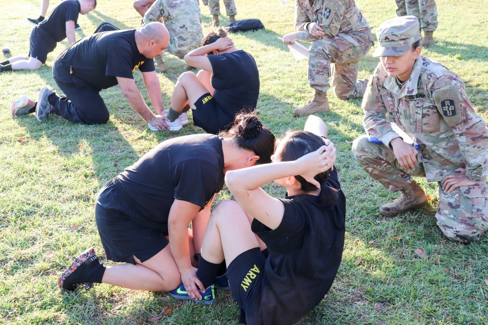 394th Field Hospital Conducts Army Combat Fitness Test