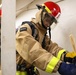 USS Ross Sailors hold main space fire drill