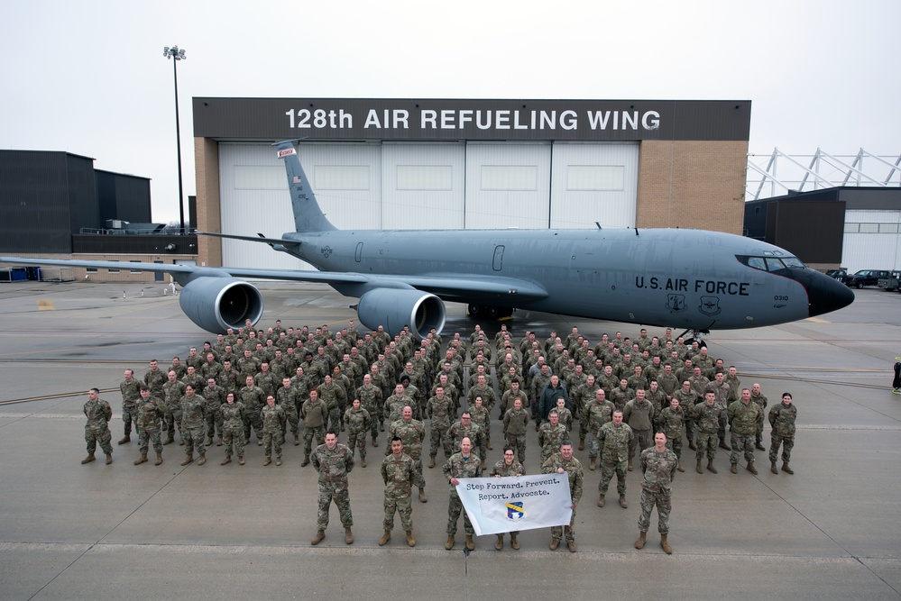 128 ARW MAINTENANCE GROUP SIGNS SEXUAL ASSAULT AWARENESS AND PREVENTION PROCLAMATION 2022