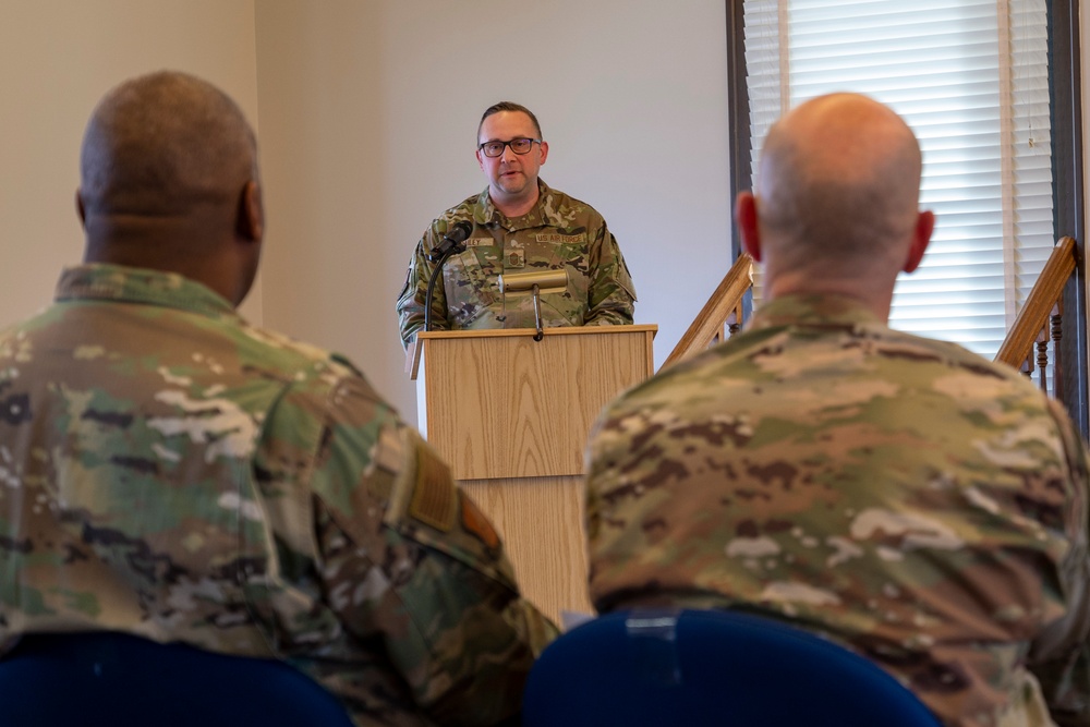 Chief Master Sgt. Robert Bailey's Promotion