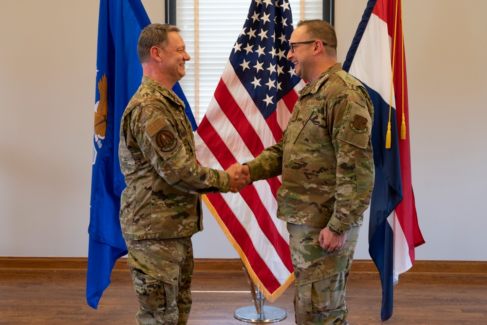 Chief Master Sgt. Robert Bailey's Promotion