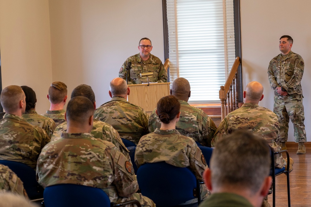 Chief Master Sgt. Robert Bailey's Promotion