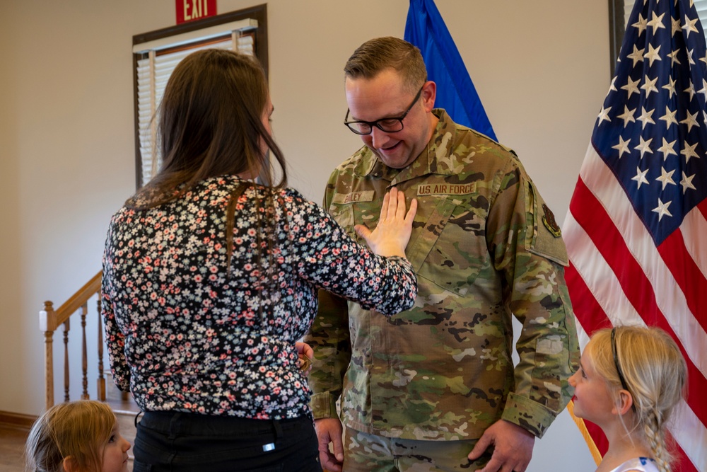 Chief Master Sgt. Robert Bailey's Promotion