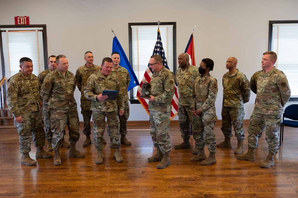 Chief Master Sgt. Robert Bailey's Promotion