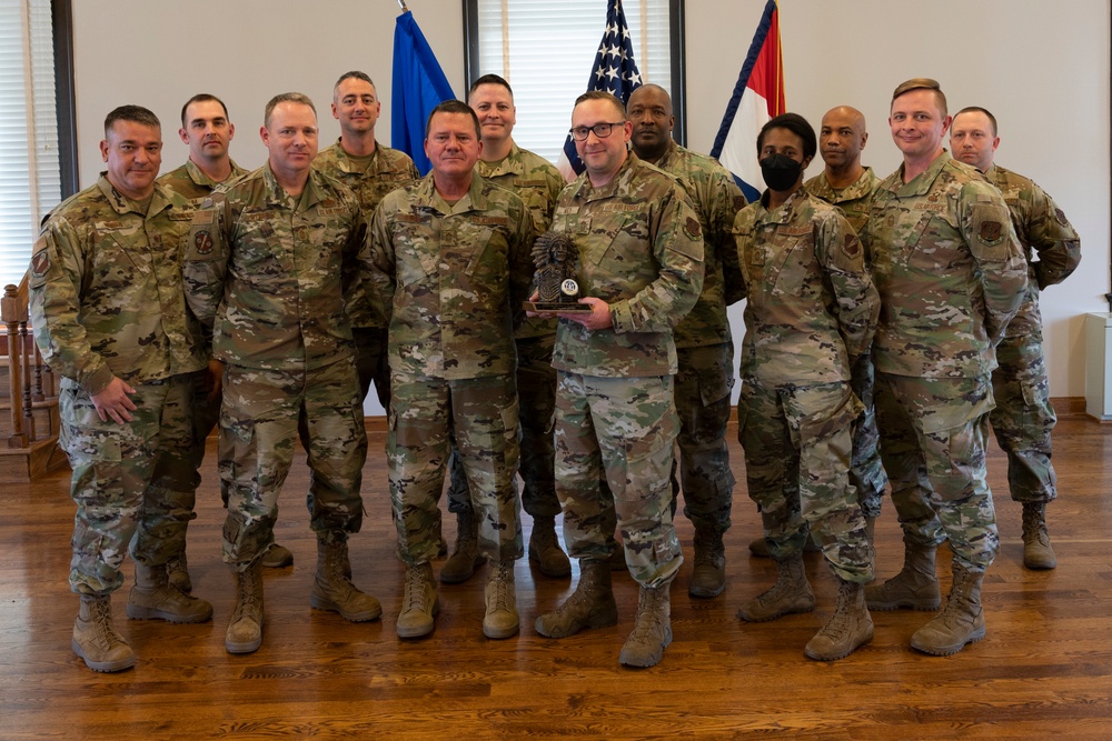 Chief Master Sgt. Robert Bailey's Promotion