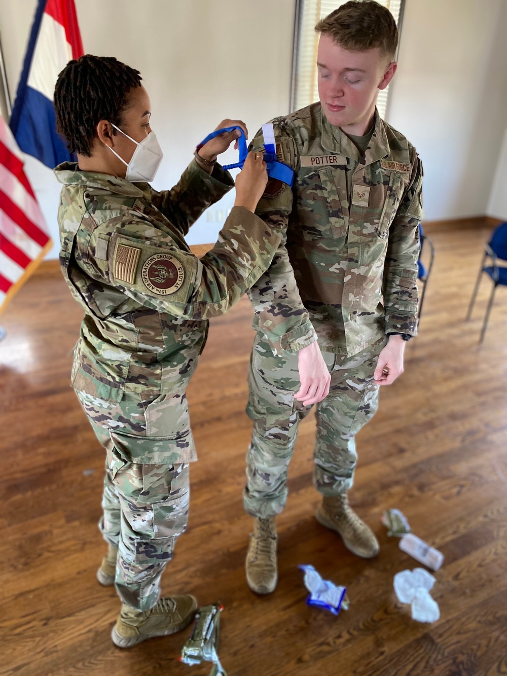 Missouri Air National Guard trains on Tactical Combat Casualty Care