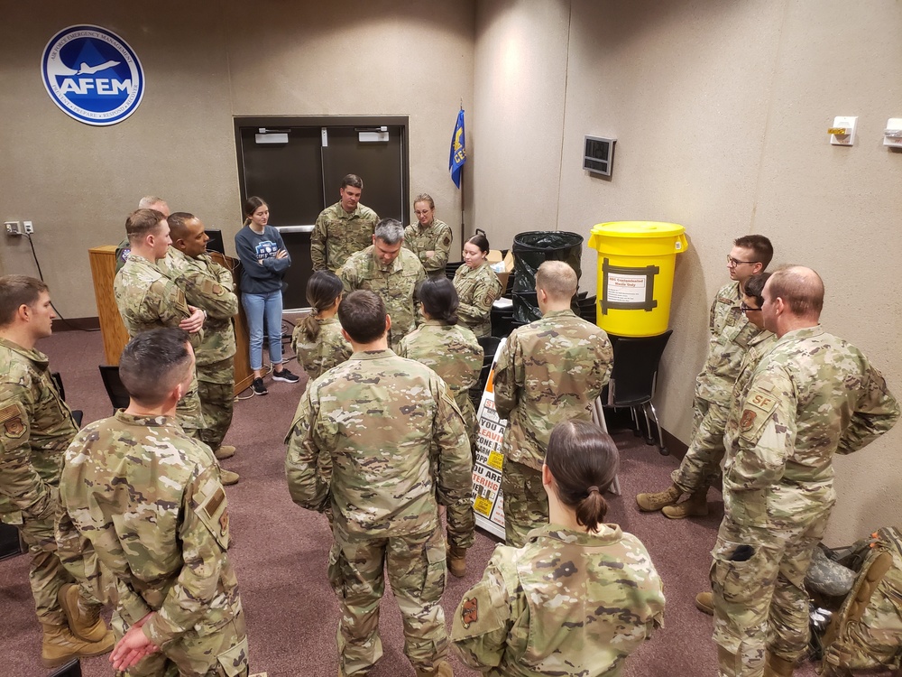 114th Civil Engineer Squadron conducts CBRN training