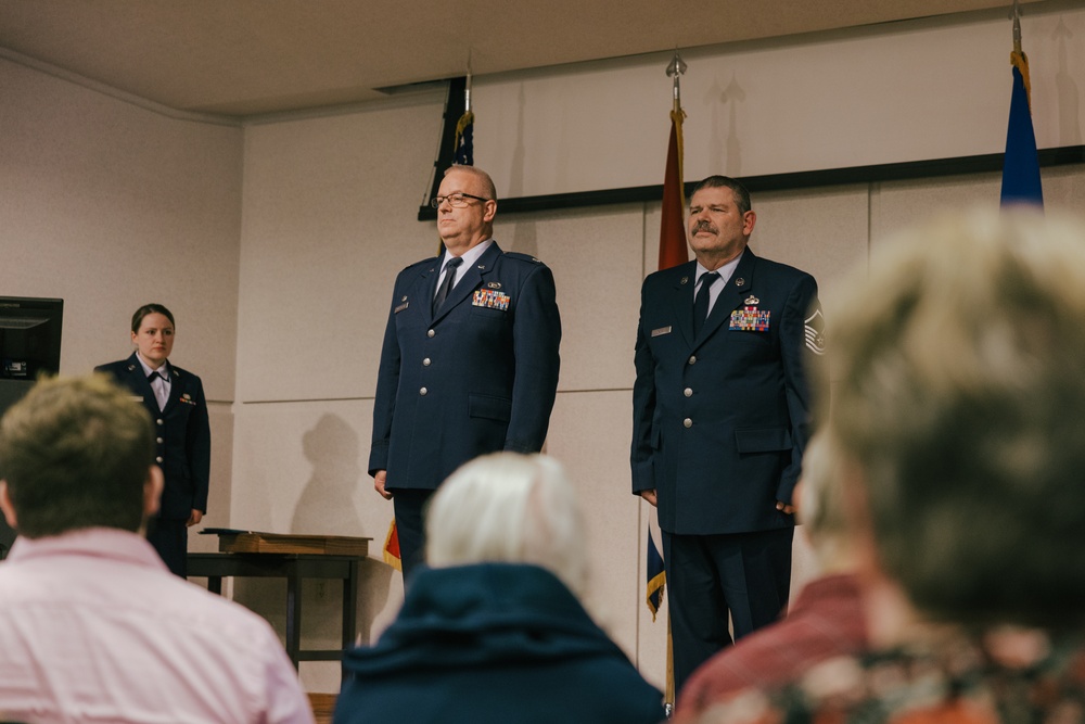 Master Sgt. Larry Tatro retires from the 139th Airlift Wing