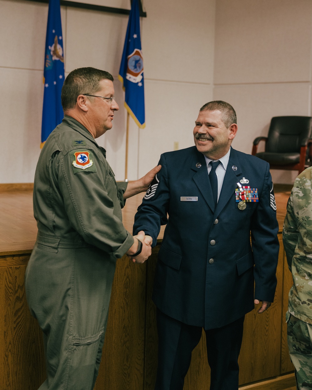 Master Sgt. Larry Tatro retires from the 139th Airlift Wing