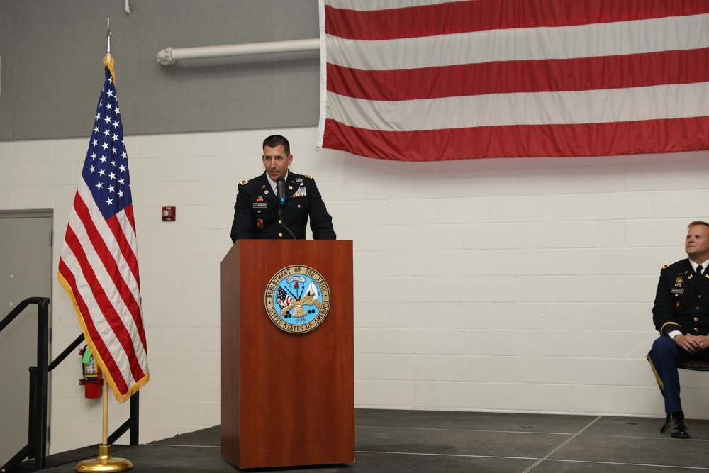 Maj. Barrett Alexander promotes to the rank of lieutenant colonel