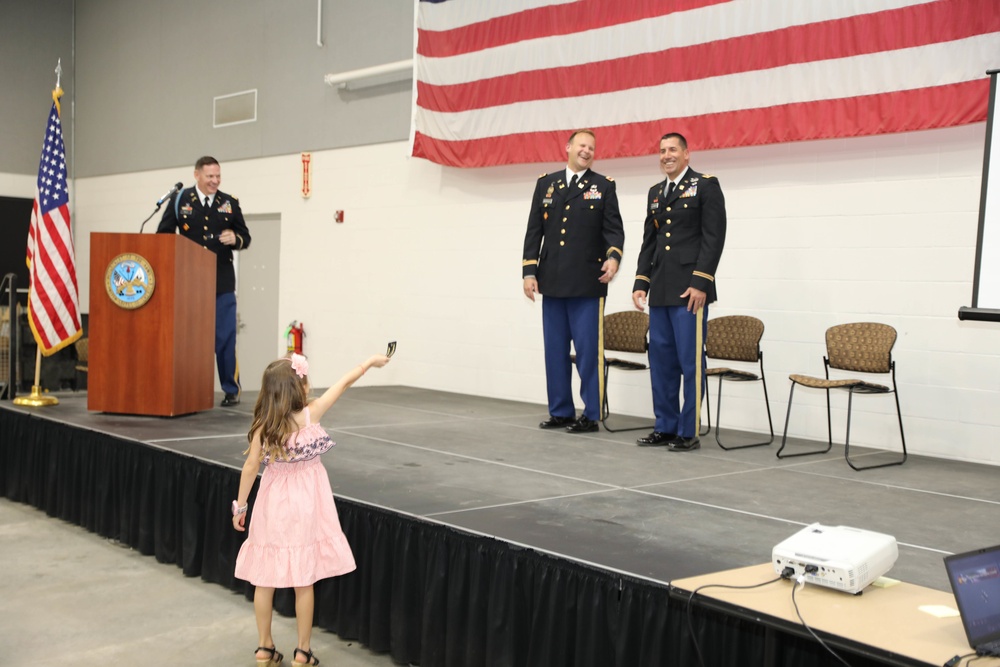Maj. Barrett Alexander promotes to the rank of lieutenant colonel