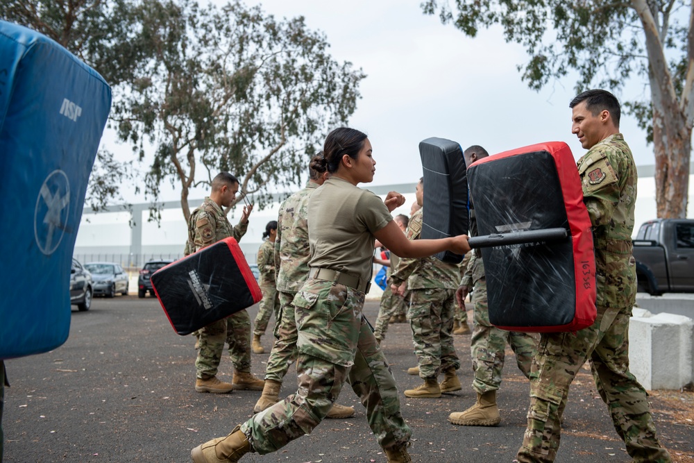 163d ATKW riot control training