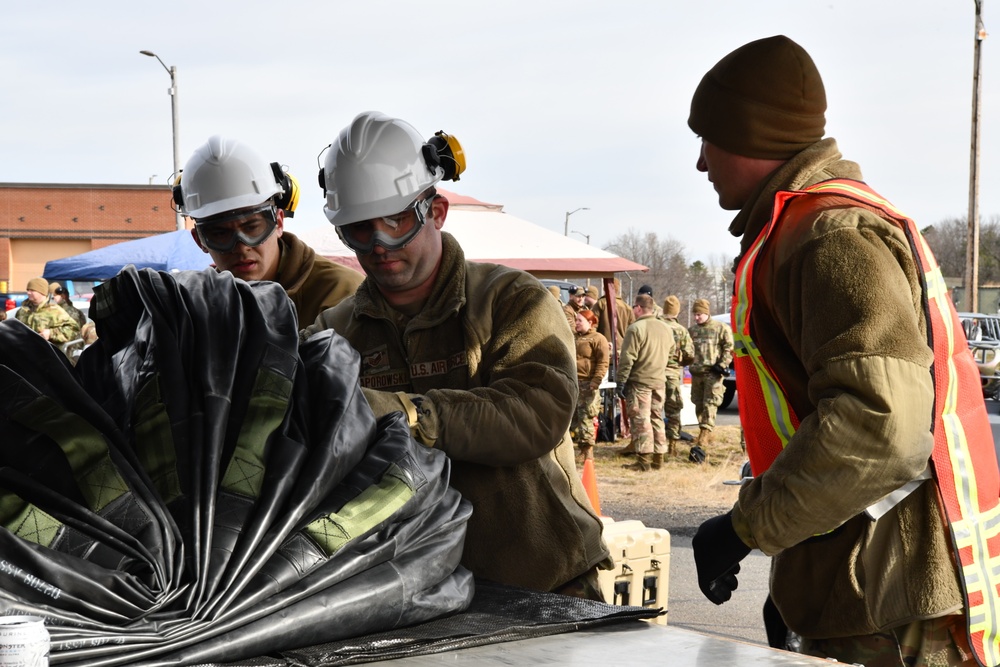 Barnestormers complete joint aircraft recovery training