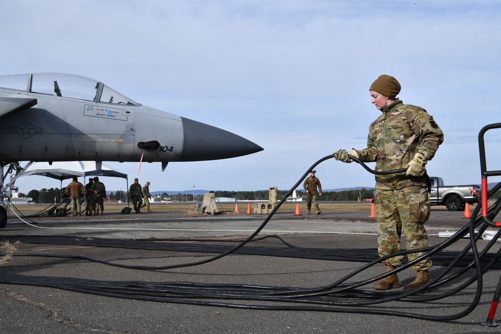 Barnestormers complete joint aircraft recovery training