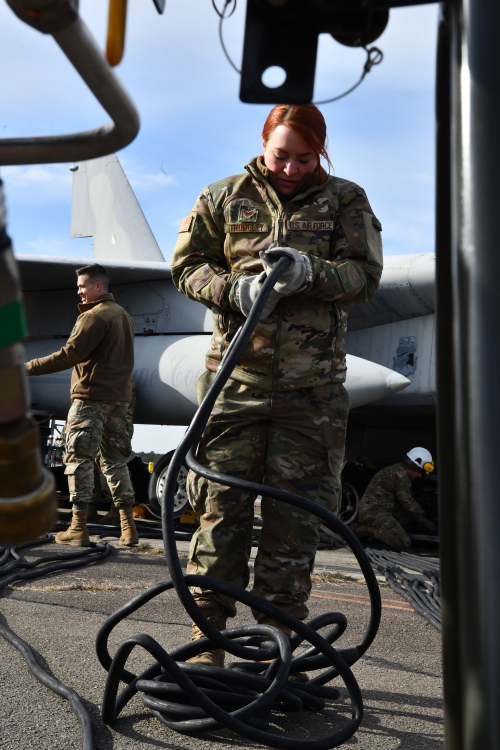 Barnestormers complete joint aircraft recovery training