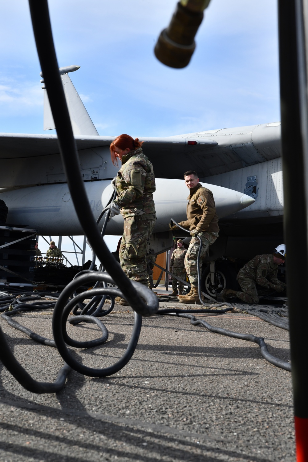 Barnestormers complete joint aircraft recovery training